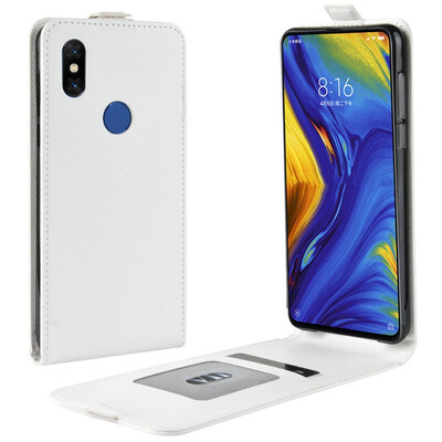 

WIERSS Flip Leather Case for Xiaomi Mi Mix 3 Mix3 6GB 8GB 10GB 128GB 256GB 512GB Retro Wallet Case Leather Cover Cases Fundas
