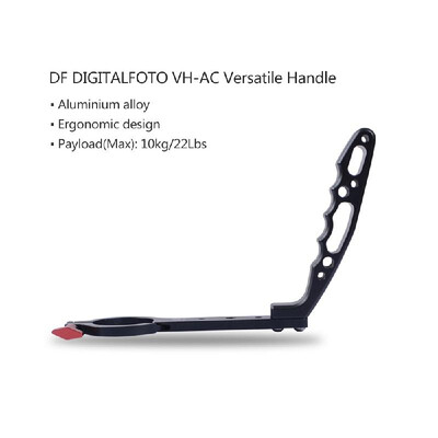 

DF DIGITALFOTO VH-AC Aluminium Alloy Versatile Handle Grip Anti-slip Handle Design with 14 & 38 Inch Screw Mount for Moza Air 2