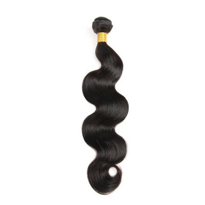 

Human Natural Black Curly Hair High-Temperature Fibre Unprocessed Human Hair Weave Weft Extensions