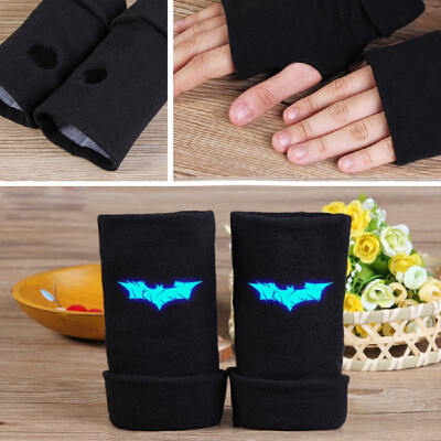 

Luminous Fingerless Gloves Hand Arm Warmers Half Finger Gloves Half Palm Short Gloves Sleeves for Winter