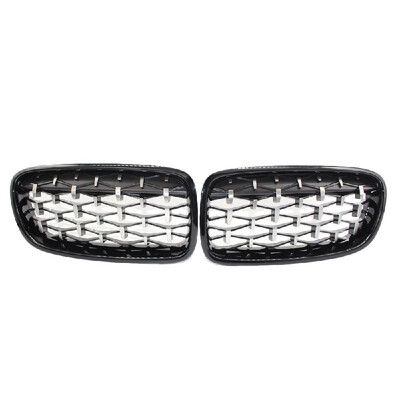 

Front Kidney Grille New Meteor Bright Black Fit For BMW F30 328i 335i 2012-2016