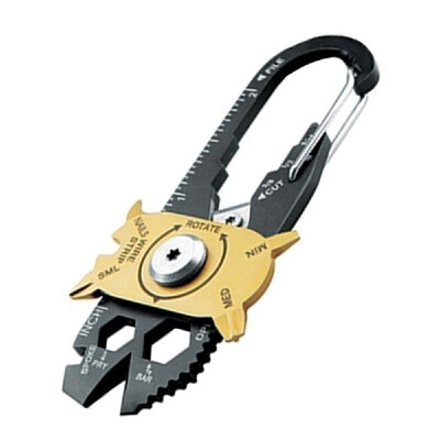 

Portable Outdoor 20 in 1 Pocket Multifunctional Tools EDC Useful Opener Keychain Survival Tool Bottle Opener Wrench Screwdriver