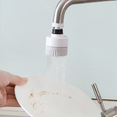 

Toponeto 360 Degree Rotatable Swivel Faucet Nozzle Filter Double Mode Water Saver