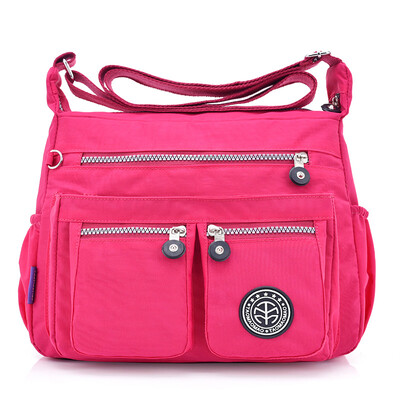 

Nylon bag diagonal backpack for middle-aged&elderly mothers leisure Messenger bag large canvas Oxford cloth bag