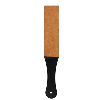 

Mens Leather Sharpening Strop Shaving Strap For Barber Straight Razor Folding Knife Sharpener Belt Handmade Acrylic Handle