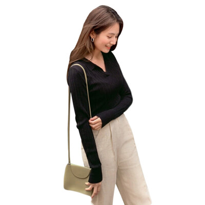 

New Women Long Sleeve V Neck Sweater Knitted Jumper pull femme 2019 Womens Autumn Casual Solid Color Sweaters Pullovers