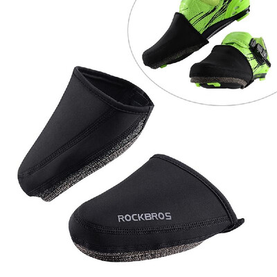 

Winter Cycling Shoes Cover Windproof Waterproof Warm Riding Shoes Protector Half-Sole MTB Road Bike Cycling Cleated Shoes Cover