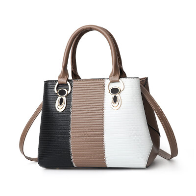 

2019 summer new female bag big bag large capacity color matching fashion handbag shoulder diagonal package