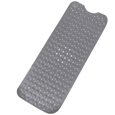 

PVC Bath Mat Non Slip Bathroom Bathtub Shower Mats with Suction Cups Floor Rug Kitchen Long Doormat Bedroom Mat Machine Washable