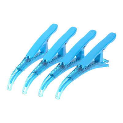 

4pcs Plastic Elastic Hair Clips Antislip Crocodile Hairpin Hairdressing Kit