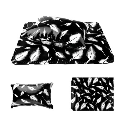 

Toponeto Nail Set Hand Pillow Wrist Pillow Sponge Leather Folding Hand Pillow Pad