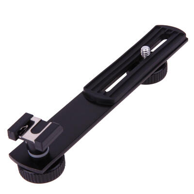 

Camera Flash Bracket Hot Shoe Arm Bracket Tripod Stand Holder For DSLR SLR