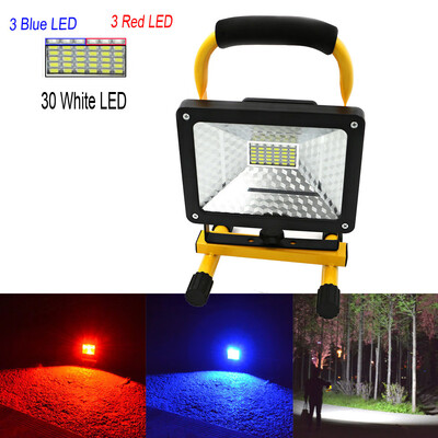 

Saidsome 30W 36 LED Portable Rechargeable Flood Light Spot Work Camping Fishing Lamp flashlight lamp