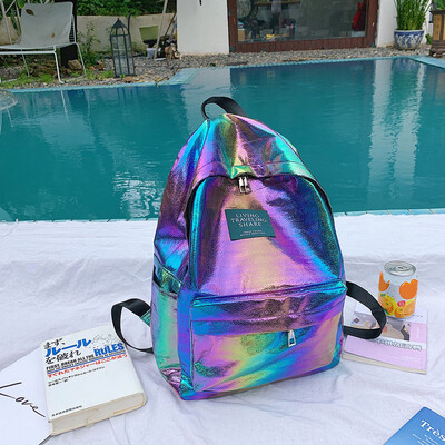 

Tailored Large Capacity Solid Color Waterproof Casual Backpack School Bag