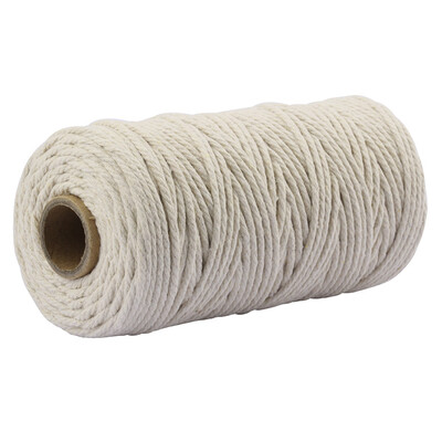 

Toponeto Macrame Cotton Cord for Wall Hanging Dream Catcher 35MM x 100M