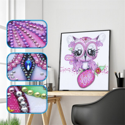 

Siaonvr Special Shaped Diamond Painting DIY 5D Partial Drill Cross Stitch Kits Crystal R