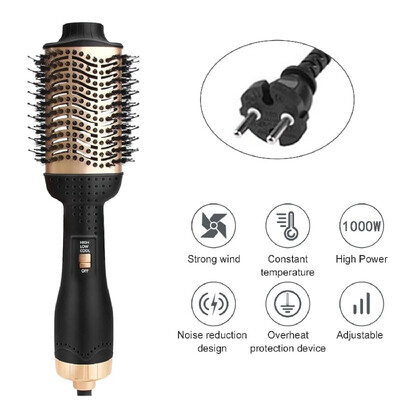 

Multifunctional Hair Comb Hair Dryer Brush Negative Ion Hair Curler 3 in 1 Dryer Comb Hair Straightener&Curling Iron AU