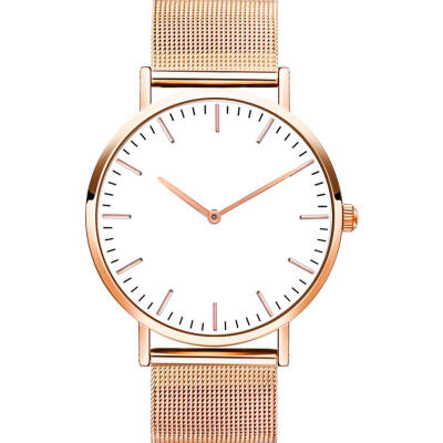 

Fashion Women Luxury Minimalist Watch Mesh Band Stainless Steel Analog Quarzt Wristwatch Lady Female Silver Watches Reloj Mujer