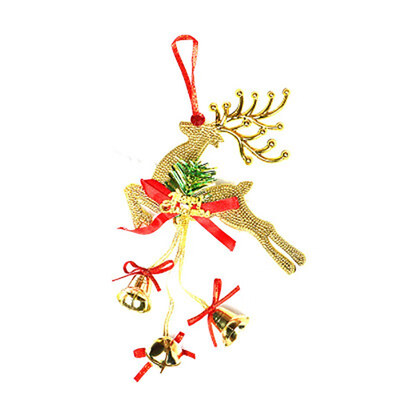 

Household Christmas Decoration Fawn Pendant With Bell Christmas Tree Decoration Pendant Santa Claus Rudolph