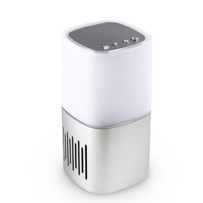 

Convenient Night Light Bluetooth Speaker Touch Control Dimmable Bedside Lamp FM Radio