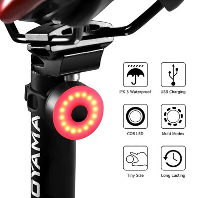 

LED Bike Tail Light Pocket Size Long Running Time with 5 Unique Modes