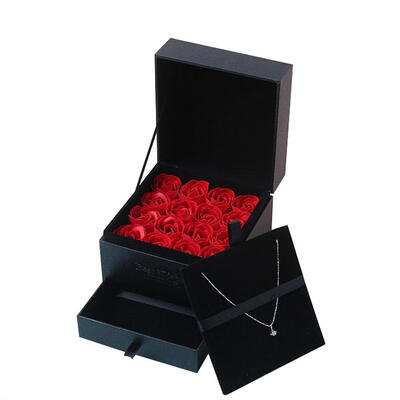 

16pcs Red Rose Flower Bath Body Scented Soap Makeup Box Valentine Day Gift