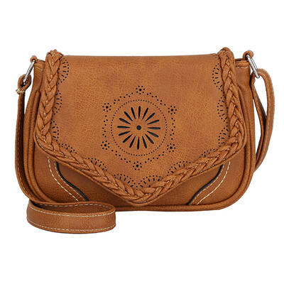 

small shoulder bag women messenger bags ladies flap PU leather handbag purse female hallow out flower crossbody bag T30