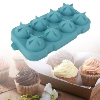 

Greensen Silicone Ice Ball Containers Ice Cream Mold Round Cube Tray Home Office Restaurant