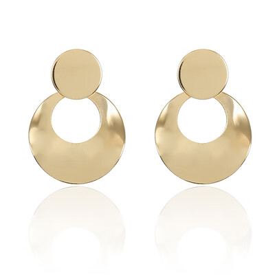 

New Minimalist Exquisite Geometric Twisted Irregular Round Triangle Matte Metal Mini Stud Earrings for Women Girl Gift
