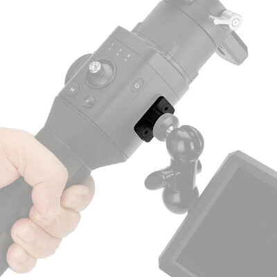 

Handle Mount Plate Adapter Aluminum Alloy with 14 Inch Screw Hole Monitor Holder Mount for DJI Ronin- Stabilizer