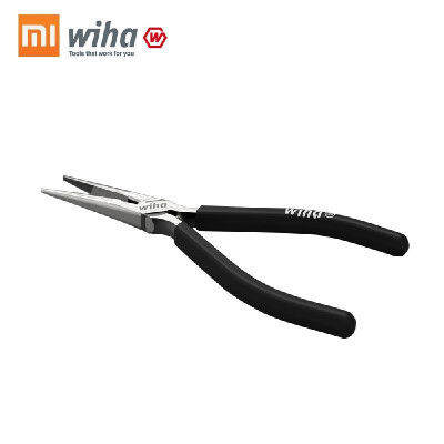 

Xiaomi Wiha Long Nose Pliers 6inch Needle Nose Pliers Wire Cutter Non-slip High Carbon Steel Spring Open Cross Twill Home DIY Repa