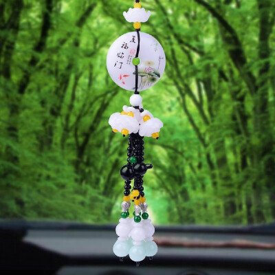 

New safety buckle vehicle pendant vehicle rearview mirror obsidian gourd hanging vehicle interior decoration ornaments