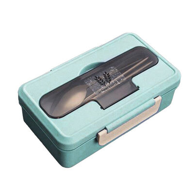 

Students Portable Microwave Heated Food Storage Case Bento Lunch Box Container
