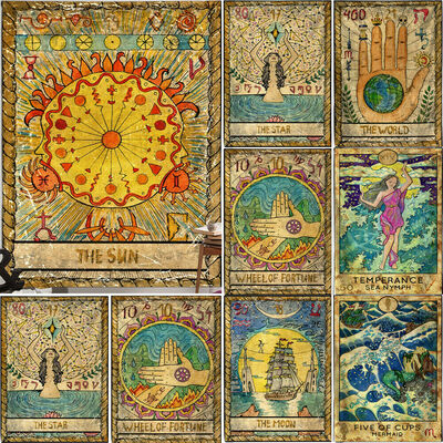 

150cm Large Indian Wall Hanging Tapestry Mandala Tapestries Tarot Card Tapestry