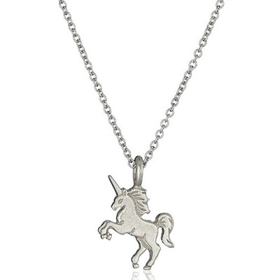 

Unicorn Pendant Gold Silver Plated Necklace Gift Chain Children Girls Party Lady