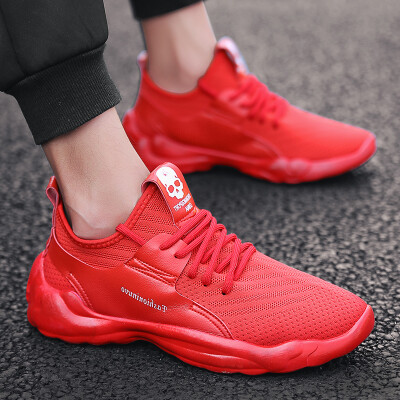 

Social spirit guy cloth shoes summer mens sports&leisure running Korean version of the trend of mens shoes mesh breathable tide shoes