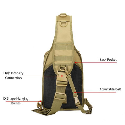 

Army Camouflage Tactic Sling Bag Backpack Chest Shoulder Crossbody Pack for Outdoor Hiking Camping Hunting 12L