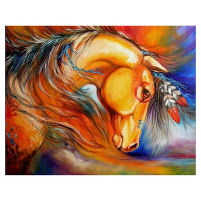 

5D DIY Full Drill Diamond Painting Horse Animal Cross Stitch Embroidery Kit
