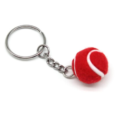 

Mini Tennis Ball Key Chain Key Ring Decoration Accessory Gift for Sport Fans