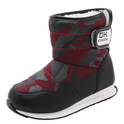 

Children Baby Snow Camouflage Shoes Winter Fashion Kids Warm Sneakers Ankle Boot