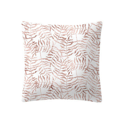 

〖Follure〗Rose Gold Pink Cushion Cover Square Pillowcase Home Decoratio