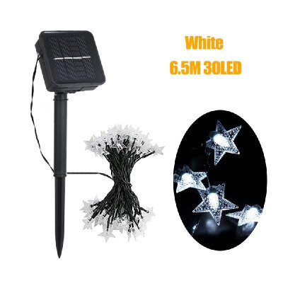 

5M164Ft 20LEDs Solar Powered Energy Fairy String Light Lawn Lamp with 8 Different Lighting Modes Effects Flexible Twistable Bend