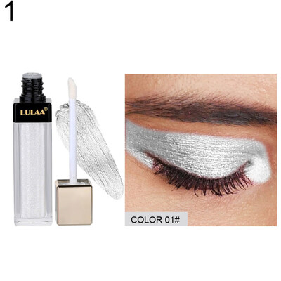 

LULAA 12 Colors Glitter Liquid Eyeshadow Smoky Waterproof Long Lasting Cosmetic