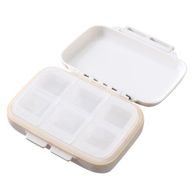 

Gobestart Portable Pillbox Travel Medical Drugs Tablet Storage Container Medicine Box