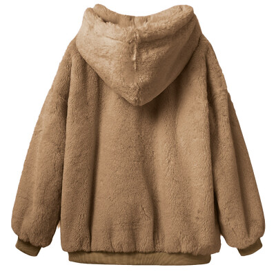 

Roseonmyhand Womens Winter Warm Coat Fleece Outerwear Sweatshirt Coat