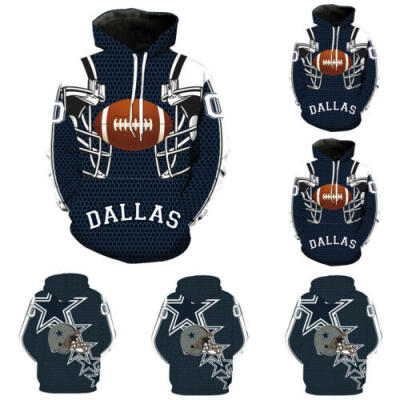 

Fashion Men Dallas Cowboys Tops Pullover Hoodies Jumper Sweatshirt Cool Hoody