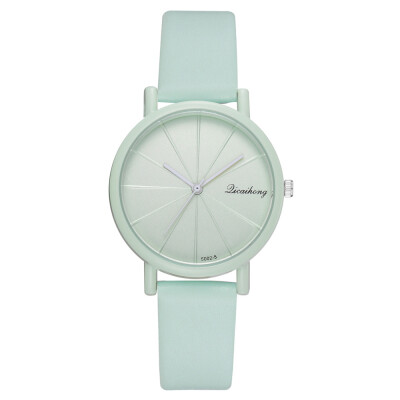 

Wish hot Korean version of the small fresh ladies belt watch fashion trend printing popular quartz watch