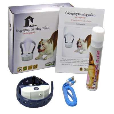 

Pet Voice Control Bark Stopper Charging Adjustable Spray Automatic Safety Spray Without Damage Anti-barking Dog Collar