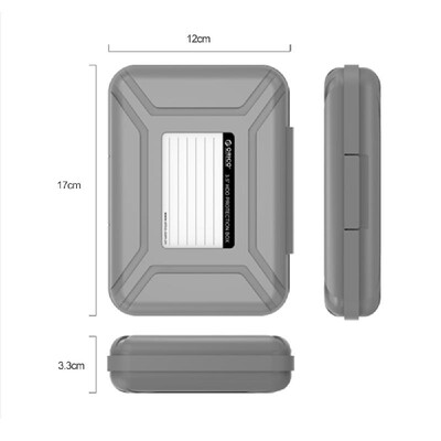 

ORICO PHX35-V1-BL 35in Hard Drive Protective Box SDD Storage Case HDD Carrying Case Shock Dust Proof Blue