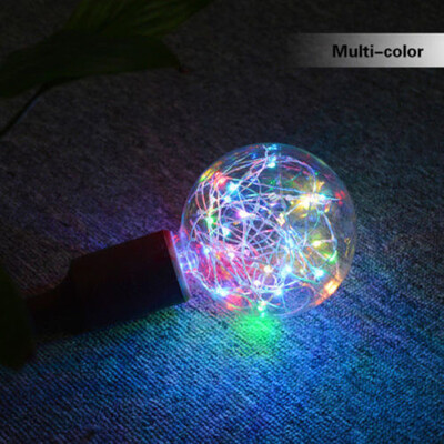 

Siaonvr Christmas LED Light Bulb E27 Starry Fairy String Xmas Party Lamp Bulb Decor Blue